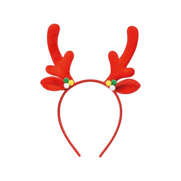 Tiara Chifre Rena de Natal - 24cm - 1 unidade - Cromus - Rizzo