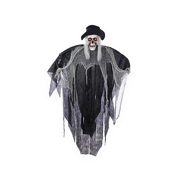 Enfeite Decorativo de Halloween - Caveira Collin - 154cm - 1 unidade - Cromus - Rizzo