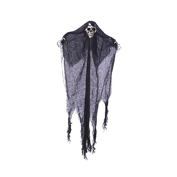 Enfeite Decorativo de Halloween - Caveira Morfeu - 70cm - 1 unidade - Cromus - Rizzo