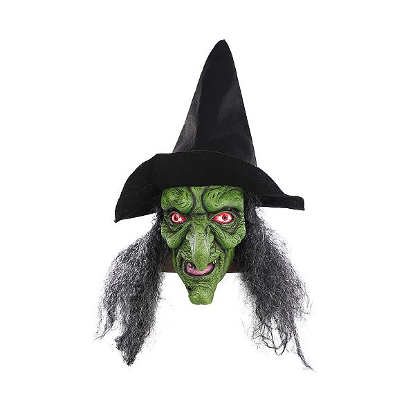 Máscara de Halloween - Bruxa Velha - 70cm - 1 unidade - Cromus - Rizzo