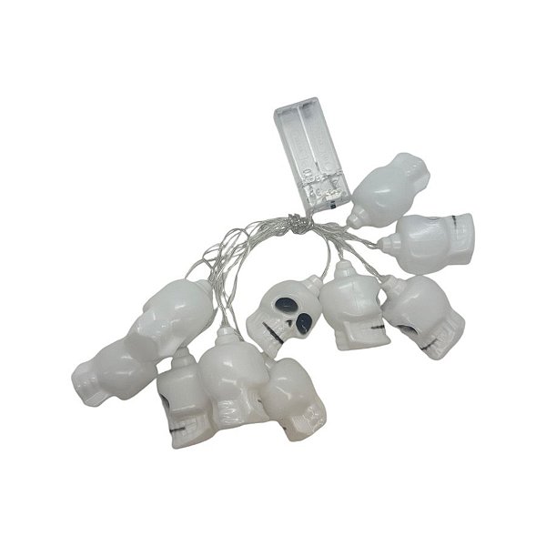 Cordão com Led - Caveiras - 1,8m - 1 unidade - Rizzo