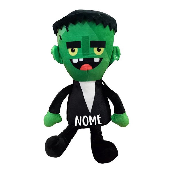 Monstro do Frankenstein de Pelúcia Personalizado - 28cm - 1 unidade - Rizzo