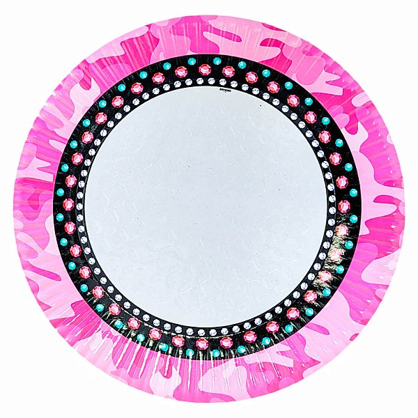 Bandeja Laminada - Pedras Preciosas - 31,5x31,5cm - 1 unidade - Cromus - Rizzo