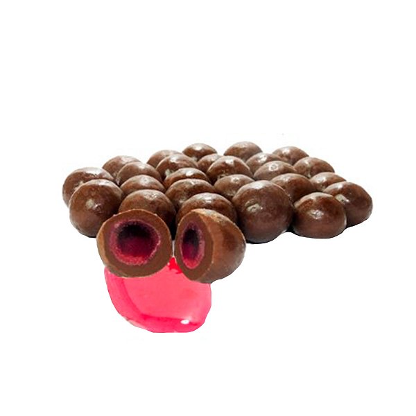 Drageado Licor de Morango - 100g - 100g unidades - Rizzo - Rizzo