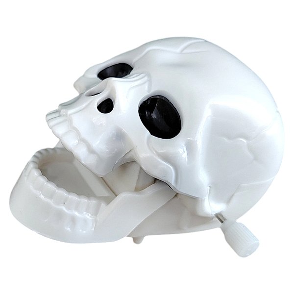 Mini Brinquedo de Hallowen - Caveira com Movimento - 3,5x5,5cm - 1 unidade - Rizzo - Rizzo