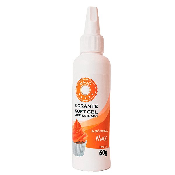Corante SoftGel Abobora - 60g - 1 unidade - Mago - Rizzo