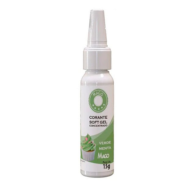 Corante SoftGel Verde Menta - 15g - 1 unidade - Mago - Rizzo