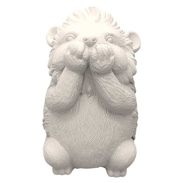 Escultura Ouriço em Cimento - Mudo - 10cm - 1 unidade - Rizzo
