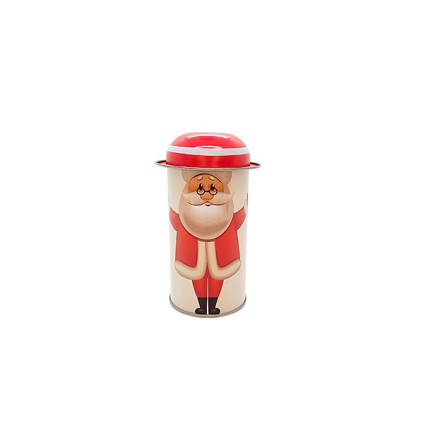 Lata de Metal de Natal - Papai Noel Braços Abertos - 11cm - 1 unidade - Rizzo
