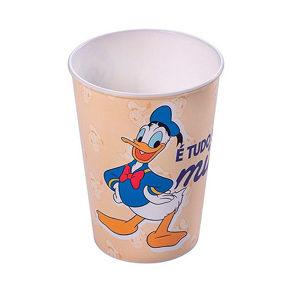 Copo de Plástico Pato Donald É Tudo Sobre Mim - 320ml - 1 unidade - Plasútil - Rizzo