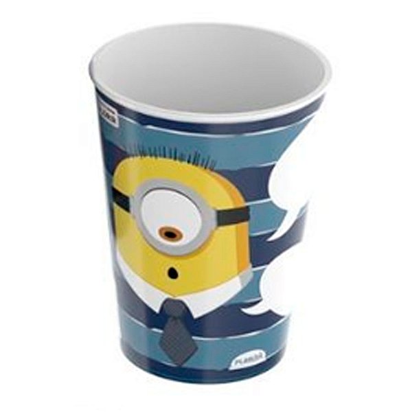 Copo de Plástico Minions Impressionado - 320ml - 1 unidade - Plasútil - Rizzo