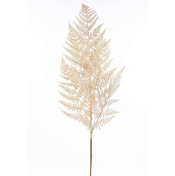 Galho Decorativo - Folhagens Dourada - 70cm - 1 unidade - Cromus - Rizzo