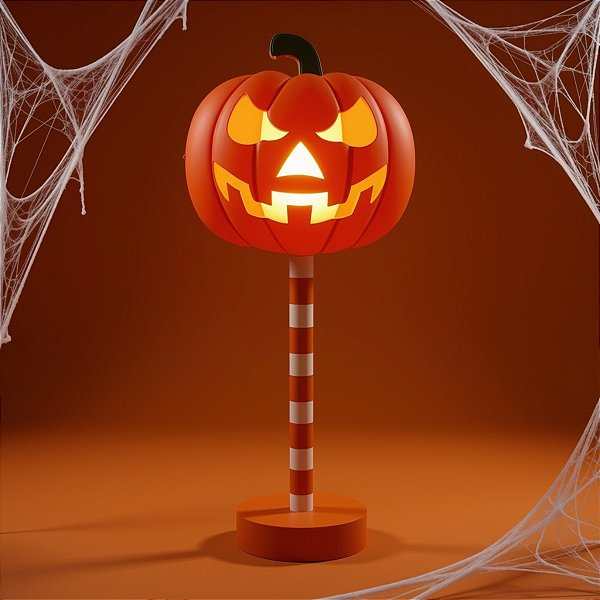 Luminária de Halloween - Abóbora - 31,5cm - 1 unidade - Rizzo