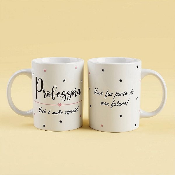 Caneca de Porcelana Professora Especial - 1 unidade - Rizzo