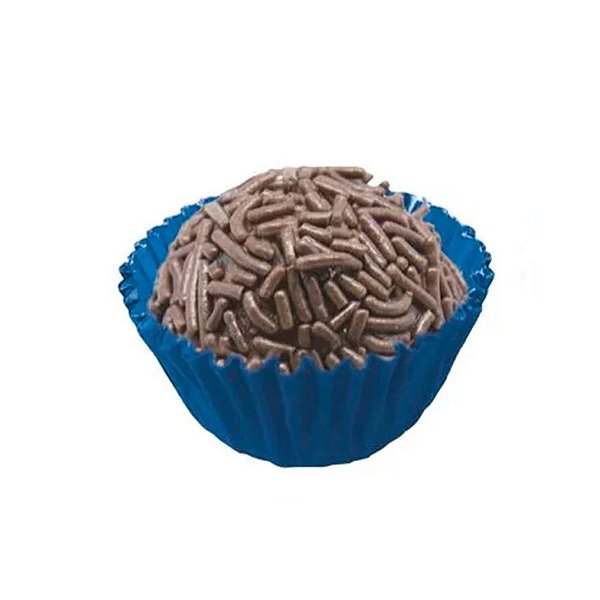 Forminha de Papel para Doces - Cor Dentro e Fora - Azul Royal - 100 unidades - Mago - Rizzo