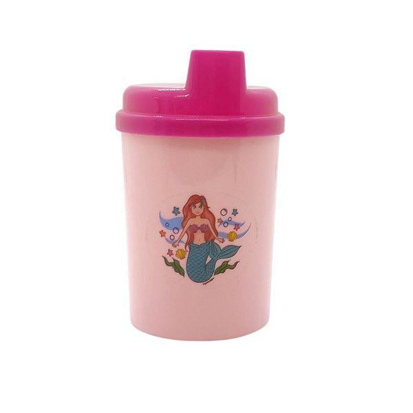 Copo Com Tampa Baby Sereia - 240ml - 1 unidade - Rizzo