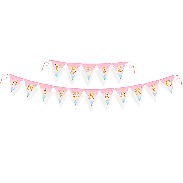 Faixa Decorativa - Feliz Aniversário - Unicórnio - 1 unidade - Cromus - Rizzo