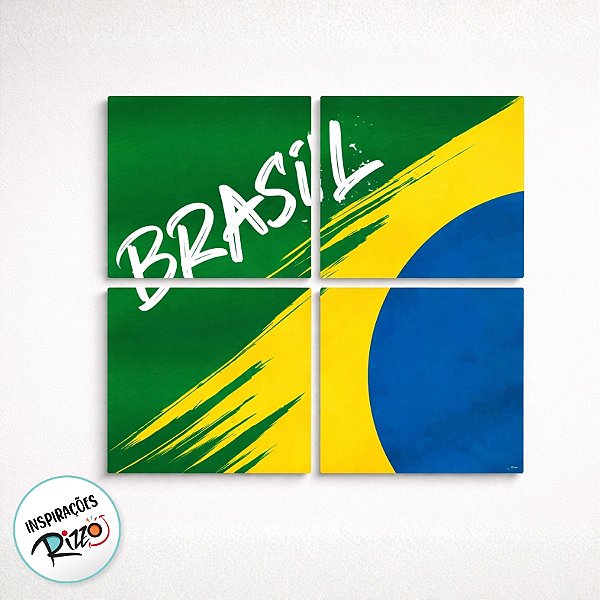 Painel Decorativo Festa Brasil - 1,28x90cm - 1 unidade - FestColor - Rizzo