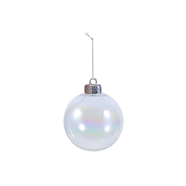 Bola de Natal - Furta-Cor - 6cm - 6 unidades - Rizzo