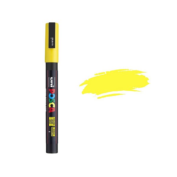 Caneta Posca PC-3M 1,3mm - Amarelo Sol - 1 unidade - Posca - Rizzo