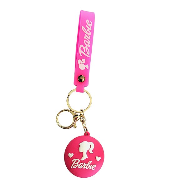 Chaveiro Barbie Pink Flour - 19cm - 1 unidade - Rizzo