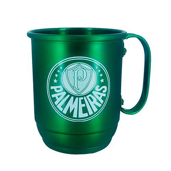 Caneca de Alumínio - Palmeiras - 500ml - 1 unidade - Rizzo