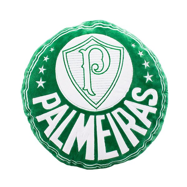 Almofada Redonda Palmeiras - 38x40cm - 1 unidade - Rizzo