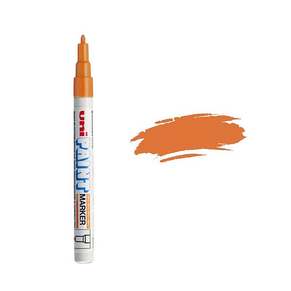 Caneta Posca Permanente 1.2mm - Laranja - 1 unidade - Posca - Rizzo