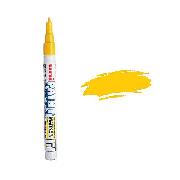 Caneta Posca Permanente 1.2mm - Amarelo - 1 unidade - Posca - Rizzo