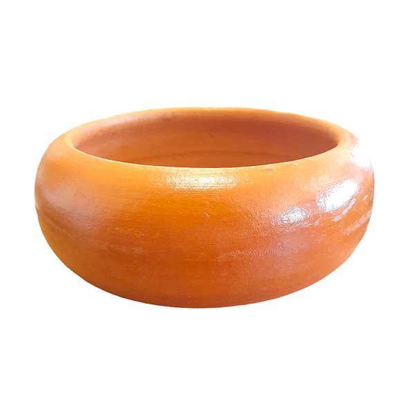 Bacia de Cerâmica Rustica Marrom M - 17x7cm - 1 unidade - Rizzo