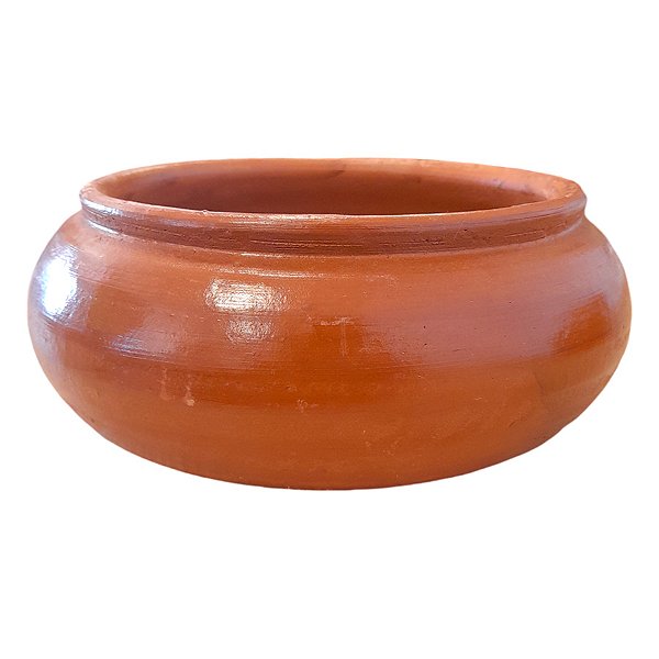 Bacia de Cerâmica Rustica Marrom G - 21x8cm - 1 unidade - Rizzo