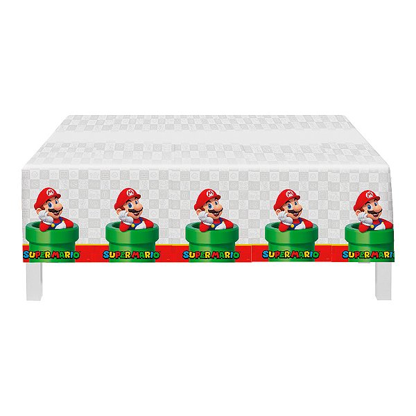 Toalha de Mesa - Super Mario - 1 unidade - FestColor - Rizzo