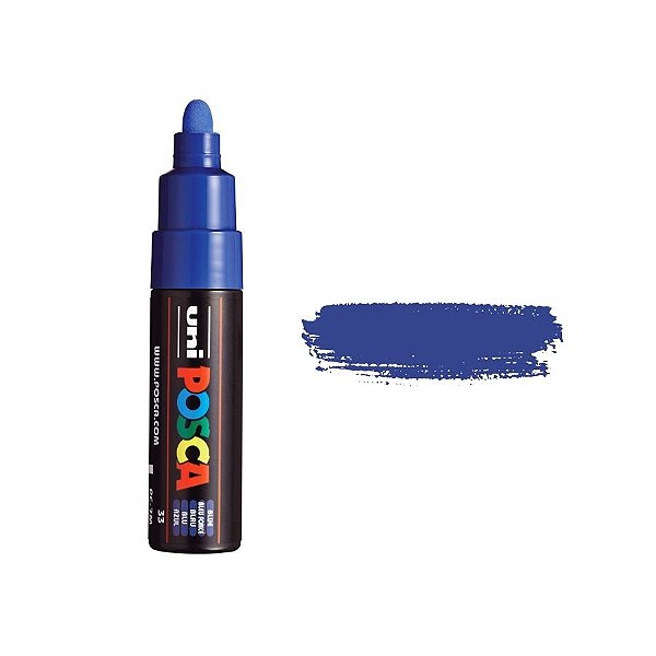 Caneta Posca PC-7M 5.5mm - Azul - 1 unidade - Posca - Rizzo