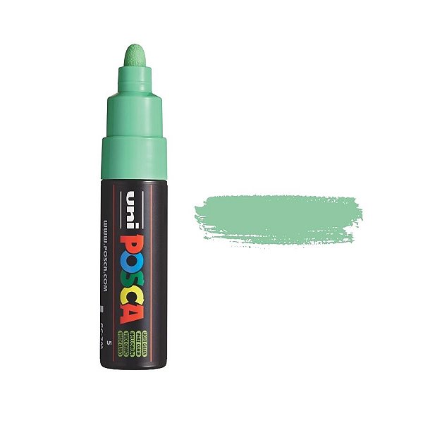 Caneta Posca PC-7M 5.5mm - Verde Claro - 1 unidade - Posca - Rizzo