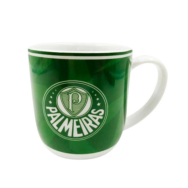 Caneca de Porcelana - Palmeiras - 360ml - 1 unidade - Rizzo