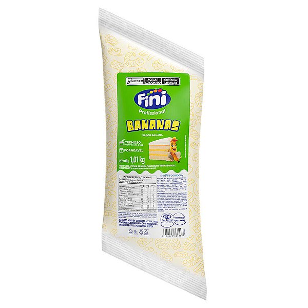 Recheio Bananas - 1,01kg - 1 unidade - Fini - Rizzo