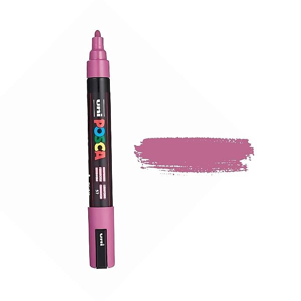 Caneta Posca PC-5M 2.5mm - Framboesa - 1 unidade - Posca - Rizzo