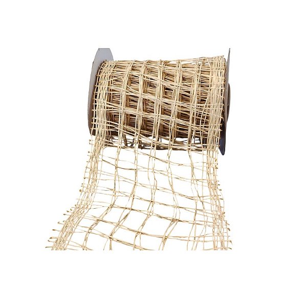 Fita Decorativa  - Tela Rustica Bege - 12cmx5m - 1 unidade - Rizzo