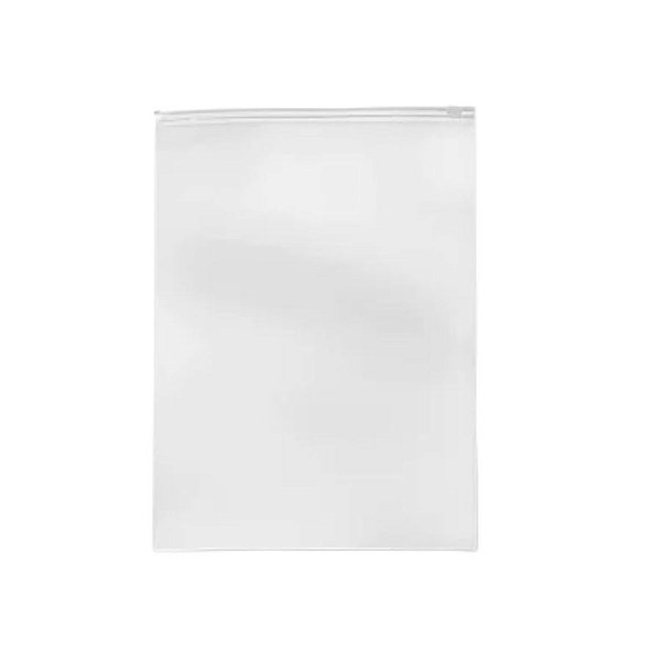 Saco Trilho Zip Transparente - 35x45cm - 50 unidades - Rizzo