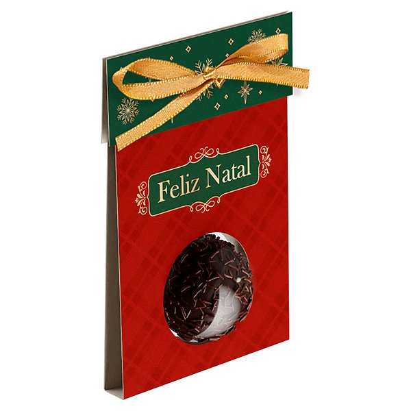 Cartão com Blister para 1 Doce - Natal Noel - 10x3,5x15cm - Ref 5099 - 12 unidades - Ideia Embalagens - Rizzo