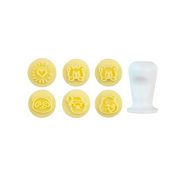 Kit Mini Carimbos - Ursinhos - 2cm - 1 unidade - Bluestar - Rizzo
