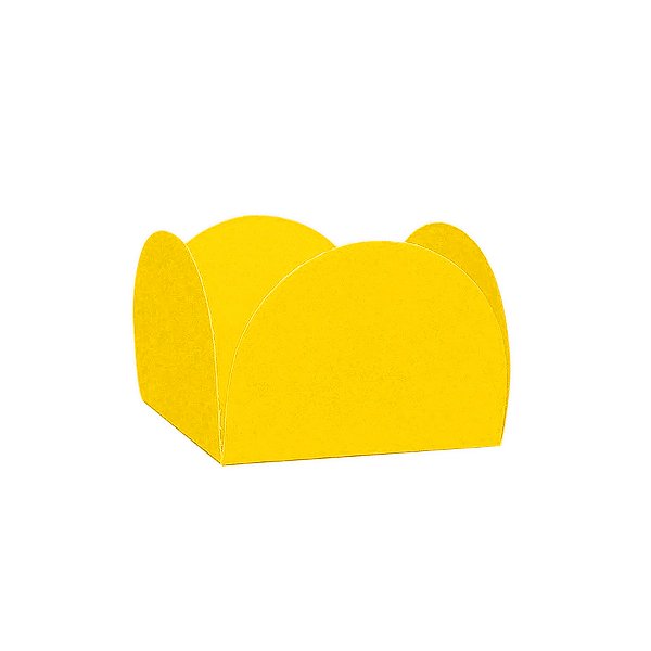 Mini Porta Forminha - Amarelo - 3x3x2,25cm - 50 unidades - Regina - Rizzo