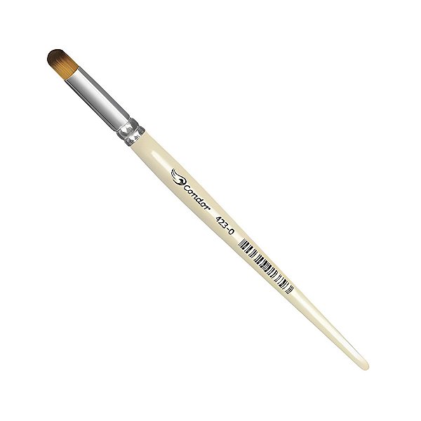 Pincel Artístico - Modelo 423-0 - Redondo - 1 unidade - Condor - Rizzo