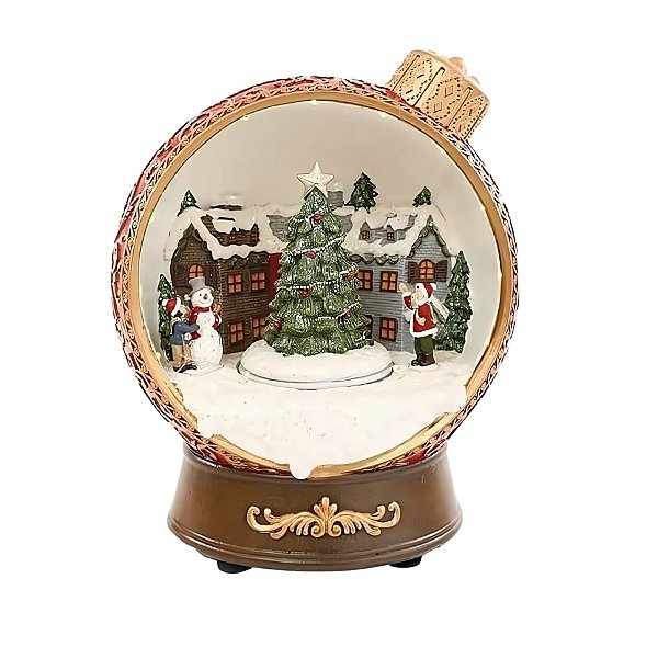Cenário Natalino - Vila De Natal Com Som, Luz e Movimento - 15x22cm - 1 unidade - Rizzo