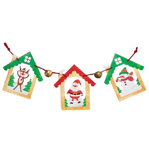 Faixa Decorativa de Natal - 14x97,5cm - Ref. EPAN-001 - 1 unidade - Litoarte - Rizzo