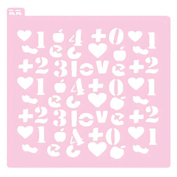 Stencil Fundo Ref. 4034 - Professor M - 1 unidade - RR Cortadores - Rizzo