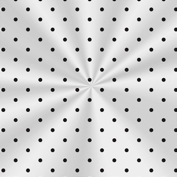 Saco Decorado Poá Preto - 10x14cm - 100 unidades - Cromus - Rizzo Embalagens