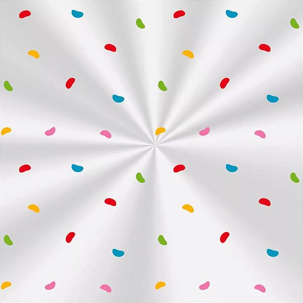 Saco Decorado Jujubas - 11x19,5cm - 100 unidades - Cromus - Rizzo Embalagens