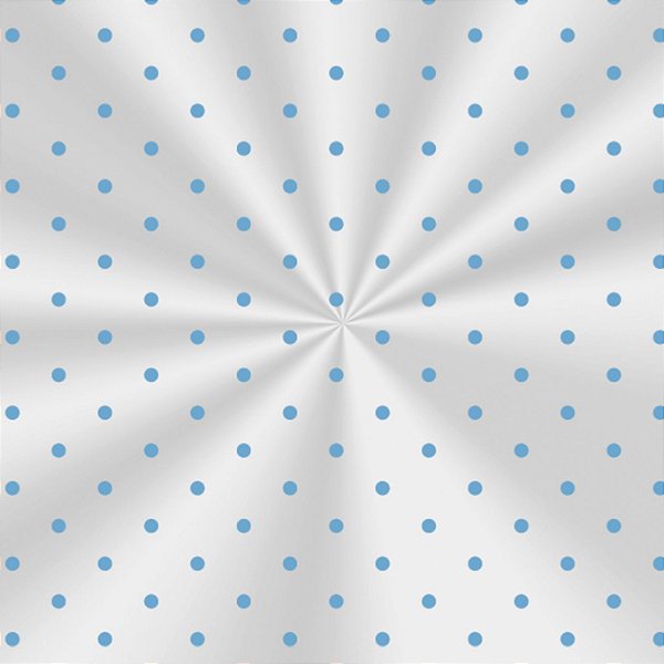 Saco Decorado Poá Azul - 15x22cm - 100 unidades - Cromus - Rizzo Embalagens