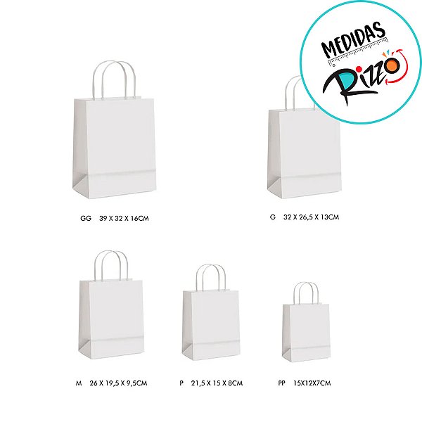 Sacola de Papel GG Rosa Bebê - 39x32x16cm - 10 unidades - Cromus - Rizzo